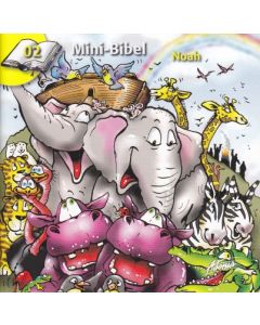 Markus Hottiger - Die Mini-Bibel 02- Noah (Adonia) - Cover 2D mit Illustrationen von Claudia Kündig