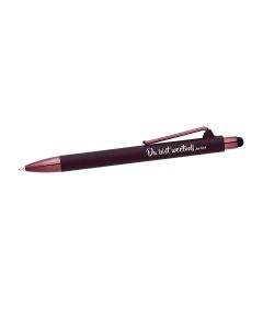 Kugelschreiber mit Touchpen, braun