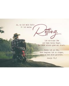 Postkarte 'Ja, so ist mein Gott / Rettung 12 Ex.