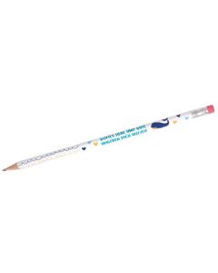 Bleistift mit Radierer 'Walfisch'
