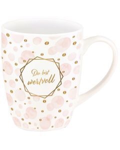 Tasse 'Du bist wertvoll - Gold-Edition'