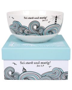 Müslischale in Geschenkbox 'Sei stark und mutig!'