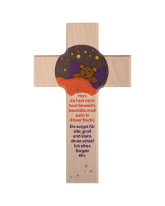 Holzkreuz "Abendgebet"