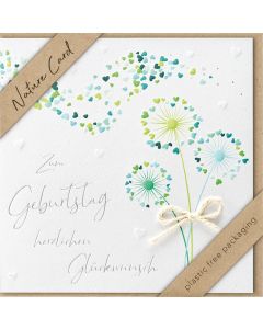 Faltkarte 'Zum Geburtstag herzlichen Glückwunsch'