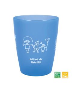 Kinder-Mehrweg-Becher blau