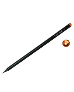 Kristallbleistift 'Du bist wertvoll Jes.43,4' orange