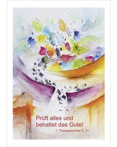 Postkarte 10 Ex. 'Siehe, ich mache alles neu!               Offenbarung 21,5'