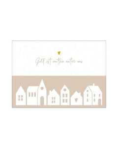 Postkarte 'Gott ist mitten unter uns' 10 Ex.