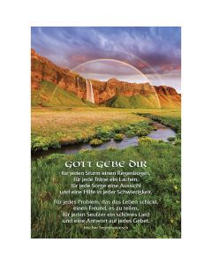 Postkarte Gott gebe dir 4 Ex.