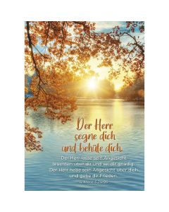 Postkarte Der Herr segne dich und behüte dich 12 Ex.