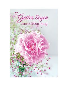 Postkarte 4 Ex.- Gottes Segen zum Geburtstag