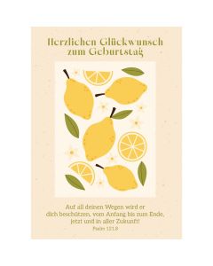 Postkarte 12 Ex.- Herzlichen Glückwunsch zum Geburtstag