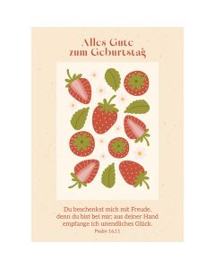 Postkarte 12 Ex.- Alles Gute zum Geburtstag