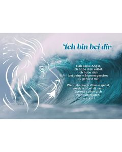 Postkarte 12 Ex.- Ich bin bei dir