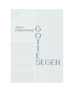 Postkarte 12 Ex.- Zum Geburtstag Gottes Segen
