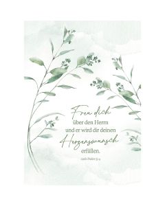 Postkarte 4 Ex.- Freu dich über den Herrn