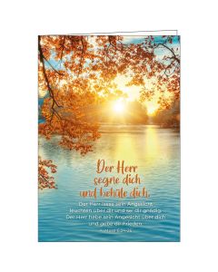 Faltkarte Der Herr segne dich und behüte dich.