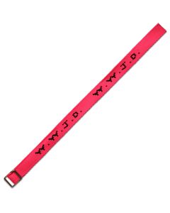 Armband WWJD neon-pink