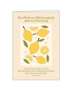 Faltkarte Herzlichen Glückwunsch zum Geburtstag
