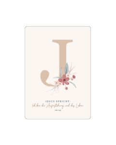 Postkarte ' Ich bin die Auferstehung' 10 Ex.