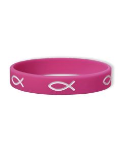 Gummiband Fisch pink