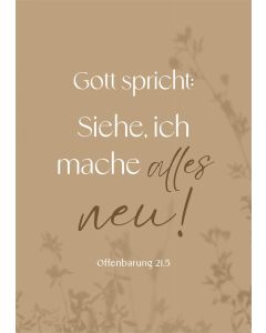 Postkarte 'Siehe, ich mache alles neu' 12 Ex.