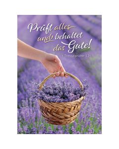 Postkarte 12 Ex. 'Prüft alles und behaltet das Gute!