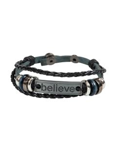 6496152-Leder-Armband believe | CB Buchshop