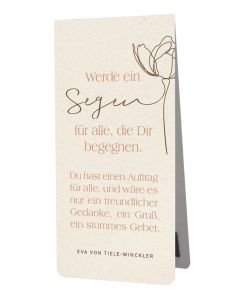 339330010 - Magnetlesezeichen Werde ein Segen | cb-buchshop.de