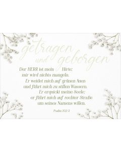 179730397 - Postkarte getragen und geborgen | cb-buchshop.de