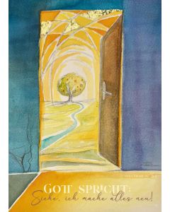 V730376 - Postkarte 'Gott spricht: Siehe, ich mache alles neu! 12EX | cb-buchshop.de